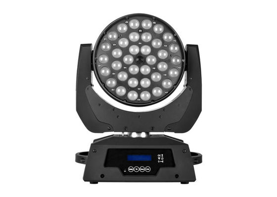 China 360F Moving Head RGBW 4-in-1 LED Wash Zoom Sound Activated Lights For Church / Theatre supplier