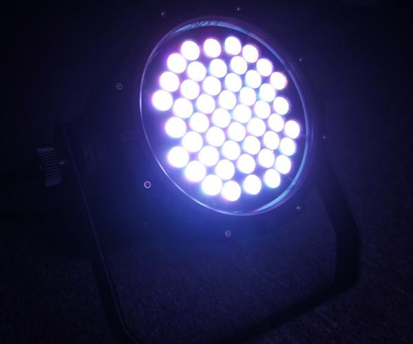 DMX 512 RGB DJ LED Par Can Lights IP33 Aluminium Housing for Stage Lighting