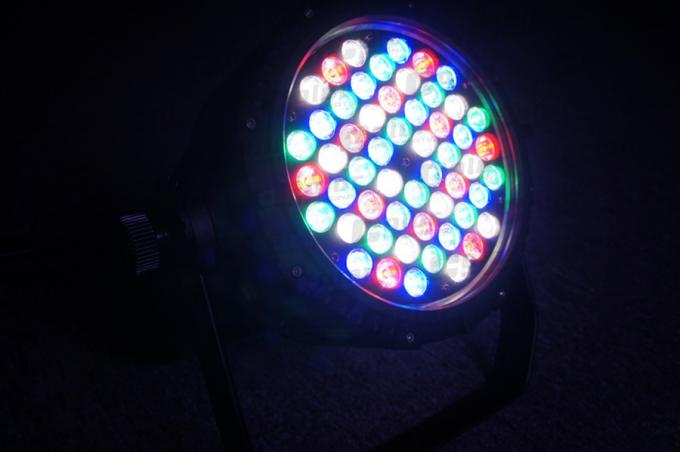 Color Mixing IP65 RGBW LED Par Can Lights Long Life Span Low Power Consumption