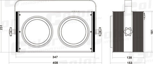 China Custom White / Black Led 180Watt  DMX Stage Lighting For Theatre supplier