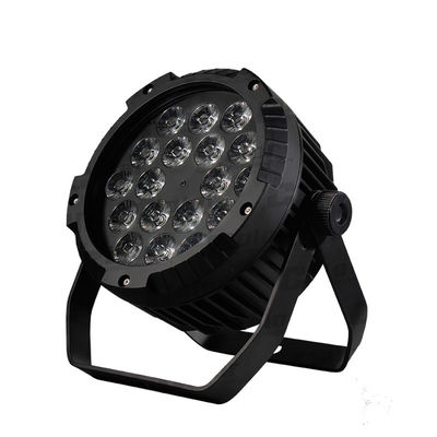 China 18 Pcs 18W RGBW LED Par Cans Zoom Moving Head Waterproof For Schools / Clubs / Studio supplier
