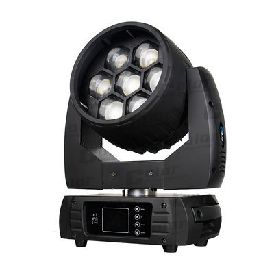 China Nightclub Osram Moving Head LED Wash Zoom Lamp 7 * 40W With Pixel Mapping supplier