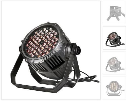 China Outdoor 54 * 3W RGBW LED Par Can Lights 50000 Hours Life Span supplier