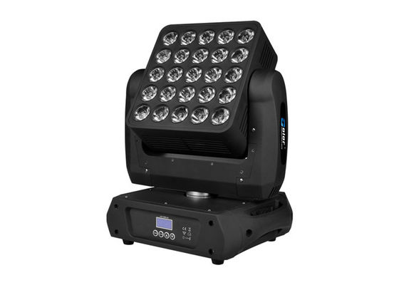 China 25 * 10W RGBW Cree LED Stage Lighting With Artnet Control Moving Head Wash For Theater supplier