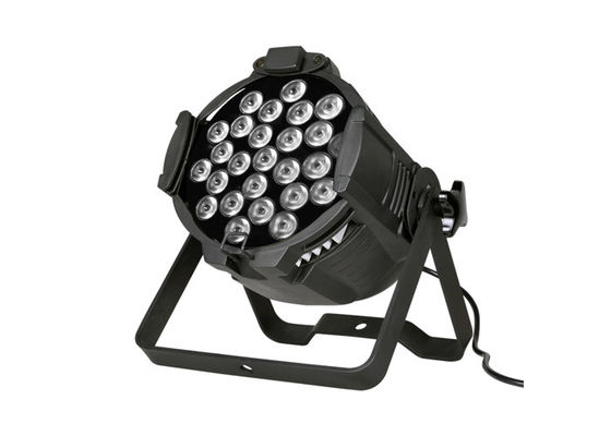 China Full Color RGBW 4-in-1 LED Par Can Lights Night Club DMX Stage Lighting AC 220V / 240V supplier