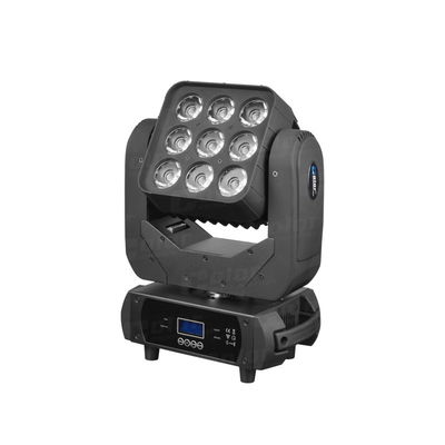 China 9 x 10W RGBW in 1 LED Stage Lighting Moving Head Wash ArtNet / KlingNet supplier