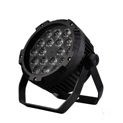 18 Pcs 18W RGBW LED Par Cans Zoom Moving Head Waterproof For Schools / Clubs / Studio supplier