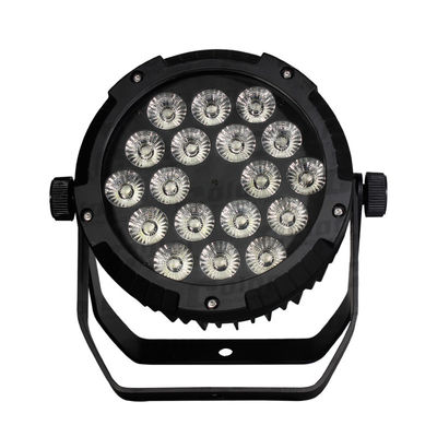 18 Pcs 18W RGBW LED Par Cans Zoom Moving Head Waterproof For Schools / Clubs / Studio supplier