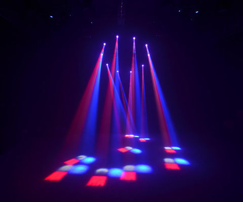 Professional Stage Lighting 10W RGBW Mini LED Moving Head Beam 6 / 8 DMX Channels supplier