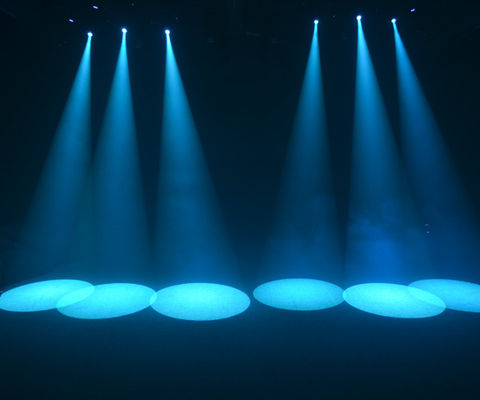 Color Wheel 50W Led Moving Head Spot Lighing Dj / Wedding Decoration Bulb Rotating Gobo supplier