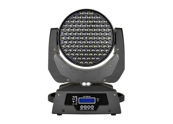 RGBW Stage Wash Lighting Dimming LED Zoom Moving Heads Master / Slave DMX 512 supplier