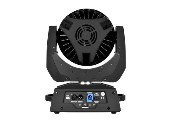 RGBW Stage Wash Lighting Dimming LED Zoom Moving Heads Master / Slave DMX 512 supplier