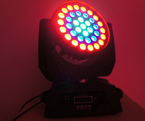 Portable Stage Light LED Wash Moving Head  DMX512 Disco DJ LED Rainbow Effect Lights supplier