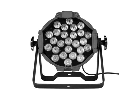 Full Color RGBW 4-in-1 LED Par Can Lights Night Club DMX Stage Lighting AC 220V / 240V supplier