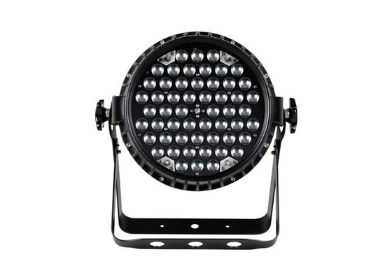 DMX 9 Channel LED Par Can Lights 54PCS CREE Xlamp 3 Watt LED Red Green Blue White supplier