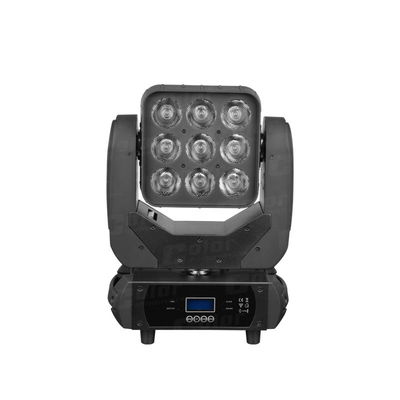 9 x 10W RGBW in 1 LED Stage Lighting Moving Head Wash ArtNet / KlingNet supplier