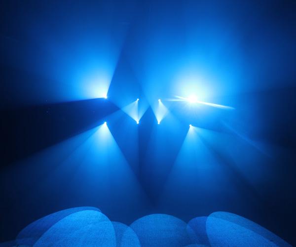 3 Facet Prism 1 Color Wheel Open Moving Head Stage Lights 50 Watt High Efficiency