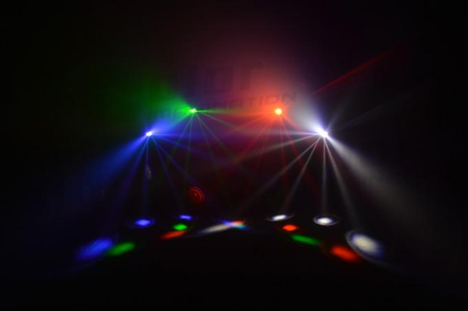 Color Disco Lighting LED Wash Moving Head RGBW 9pcs 10W 15 / 21 / 49 Channel