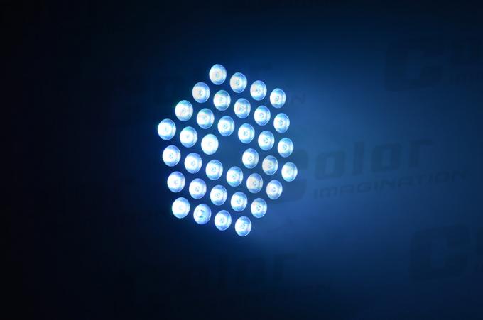 Color 36pcs 10 Watt 4-IN-1 LED Par light warm white IP20 Protection